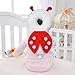 Baby Toddlers Head Protective , Adjustable Infant Safety Pads For Baby Walkers Protective Head and Shoulder Protector Prevent Head Injured Suitable Age 4-24 Months,Cute Ladybug(Red)