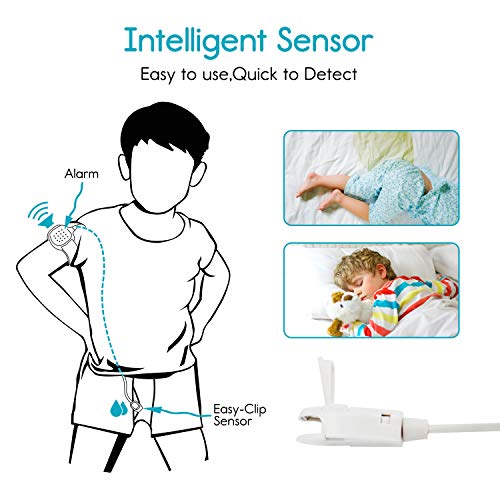 Bedwetting Alarm for Boys Girls Kids Pee Alarm with Sound and