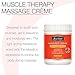 Bon Vital' Muscle Therapy Massage Creme, Professional Massage Cream with Dwarf Pine Oil & Essential Oils for Relaxation & Soreness Relief, Deep Tissue & Sports Massage Techniques, 1/2 Gallon Jar