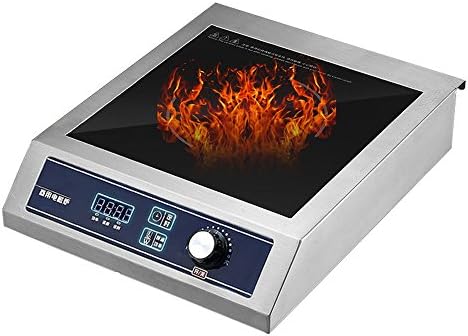 YIBEIHONG Restaurant Electric Countertop Commercial Induction Cooktop Range Burner (3500W)