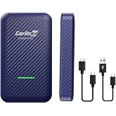 CarlinKit 4.0 CarPlay Wireless Adapter,Android Auto Wireless Dongle for OEM Wired CarPlay Cars,2026 OTA Upgrade-2 in 1,5Ghz WiFi Seamless Auto-Connect,Two Line, CPC200-CP2A for iPhone 6+/Android 11+