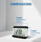 Geemarc VISO8 Dementia Clock Self-Setting Day Date UK MSF Battery view 8
