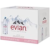 evian Natural Spring Water, 1 Liter