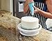 Cake Turntable Cake Decorating kit Supplies - 24 Stainless piping nozzles 1 Icing Spatula 1 Pastry Bag 1 Cake Brush 1 Cake Cutter 1 Cake Pen 3 Cake Scrapers