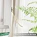 RYB HOME Curtain Ropes Tie Backs - Tiebacks Long Loop with Buckle Cord for Indoor Outdoor Panels Use with Hook or Directly for Window Panels, 2 Pcs, Gold