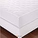 Allrange Breathable Coolmax Quilted Mattress Pad, Coolmax and Cotton Fabric Cover, Snug Fit Stretchy to 18