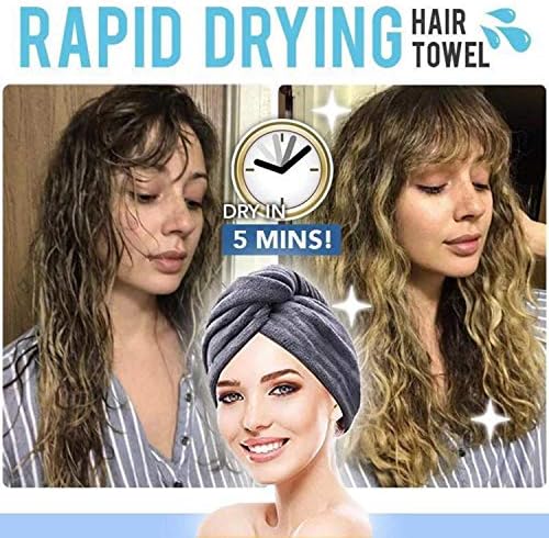 Petano 2019 Rapid Drying Hair Towel (Pink)