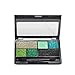 BYS Glitter Glitz Gel for Eyes and Face 6 Shade Makeup Palette - Paradise Greens