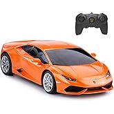 RASTAR Remote Control Car | 1:24 RC Lamborghini HURACÁN LP610-4 Toy Car Model Vehicle, Orange
