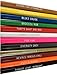 Pun Labs - The Office TV Show-Inspired Colored Pencil Set - 12 Parody Pencils for Fans - Foil-Stamped Quotes from The Office - Funny Humor Supplies - Assorted Colors | Ideal for Collectors & Artists