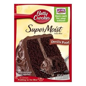 Image of Betty Crocker SuperMoist Devil's Food Cake Mix 15.25 Oz. (2 Pack)