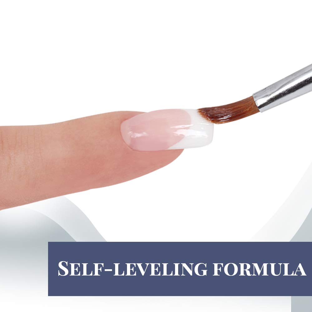 bd Hard Gel, LED/UV Builder Gel - Clear, Strong Acrylic Finish, Perfect for Nail Extensions, Sculpting & Overlays, Professional Quality, 2 oz, 1-pack - Image 4