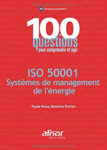ISO 50001, systèmes de management de l'énergie