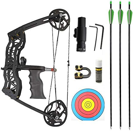 Sharrow 40cmミニコンパウンドボウ 40lbs 複合弓 初心者のコンポジットボウ アーチェリーアウトドア 狩猟弓