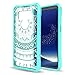 Samsung S8 Active Case ,Galaxy S8 Active Case Clear with HD Screen Protector,Anoke Mandala Ultra Thin Slim Fit Hard Back TPU Bumper Protective Phone Cover Cases for Samsung Galaxy S8 Active TM CH Mint