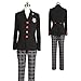 Persona 5 P 5 Akira Kurusu Shujin Academy School Uniform Joker Cosplay Costume Suit Black