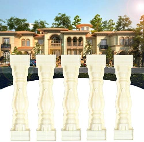 85cm Leaf Petal Shape Fence Cement Mold Roman Column Mold Balcony Garden Stair Railing Plaster Concrete Cement Mold Building
