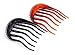 2Pcs Ponytail Bump it UP Hair Styling Insert Comb Fluffy Hair Comb (1Black+1Coffee)