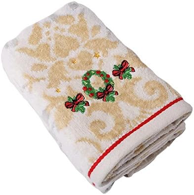 Ankamal Elec 1PC absorbent cashmere Home Christmas series of cashmere cotton towel children wash a small towel super cotton absorbent towel