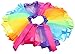 Girls Layered Rainbow Tutu Skirt Ruffle Tiered Ballet Dance Party Dress RT01 (M)