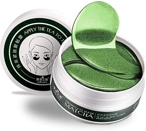 Matcha Eye Mask Collagen Pads, Sixpi Removes Blackheads, Reduces Wrinkles, Nourishing, Moisturizing, Improves Overall Complexion, Antioxidant, Skin Lightening & Anti Aging, All Skin Face Types