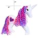 Unicorn Sewing Kit for Girls - Felt Craft Kit for Beginners - Makes 2 Glitter White Felt Stuffed Unicorns
