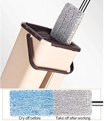 Mop And Bucket Set Flat Squeeze Mop And Bucket Hand Free Wringing