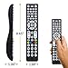 GE Universal Remote Control, Backlit, For Samsung, Vizio, LG, Sony, Sharp, Roku, Apple TV, RCA, Panasonic, Smart TVs, Streaming Players, Blu-ray, DVD, Simple Setup, 8-Device, Big Buttons, Black, 37123thumb 4