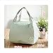 Geyou Lunch Bags,Insulated Cold Canvas Stripe Picnic Carry Case Thermal Portable Lunch Bag for Women Kids (D)