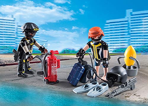 Playmobil 9364 - Amphibienfahrzeug Spiel & 9365 - SEK-Team Spiel – Bild 8