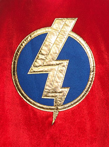 Little Adventures Super Hero Cape & Mask Set for Boys - Red Super Hero