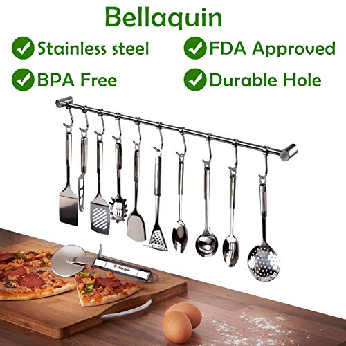 Kitchen Utensil Set 21 Piece Durable Long Lasting Stainless Steel