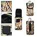 USA Gear Sunglasses and Eyeglasses Case - Clip On Sunglasses Case Fits Designer Glasses & Shades - Black