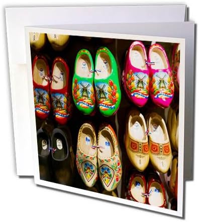Amazon Danita Delimont 市場アムステルダム オランダ お土産オランダ木製靴for Sale グリーティングカード Set Of 6 Greeting Cards 紙製品 文房具 オフィス用品