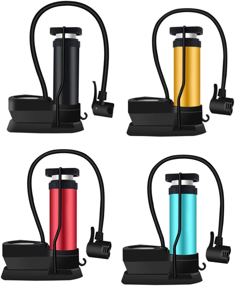 Gloriashoponline GONFIATORE Pompa A Pedale 2 CILINDRI MANOMETRO - Foto 12