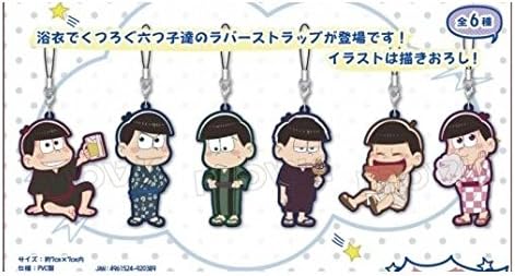Amazon おそ松さん ラバーストラップ コレクション 浴衣 全6種 セット アニメ 萌えグッズ 通販