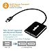 gofanco Mini DisplayPort to Dual DisplayPort MST Hub - mDP 1.2 to 2 DP Splitter, 2 Port DisplayPort Multi Stream Transport Hub, for Windows PCs, NOT Mac OS Compatible (mDPMST2DP)