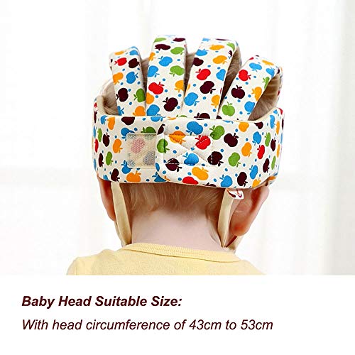 image for Huifen Baby Children Infant Toddler Adjustable Safety Helmet Headguard