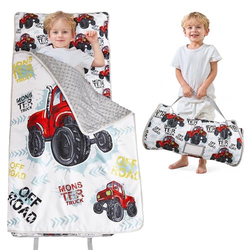 Lasoftan Toddler Nap Mat with Pillow Blanket