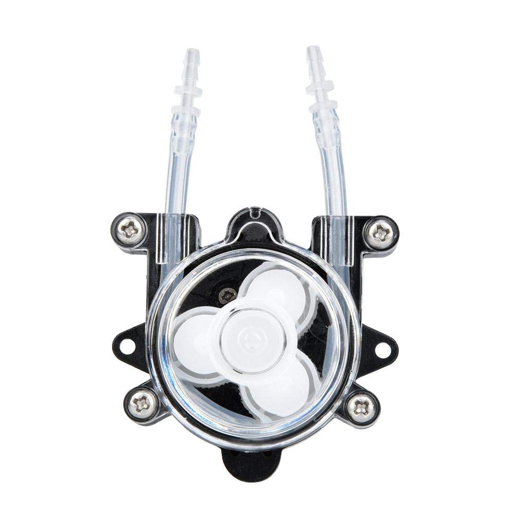 Peristaltic Pump, DC12V Mini Peristaltic Liquid Pump 32x23mm Motor for Experiments, Biochemical Analysis(2x4mm Rubber Tube)