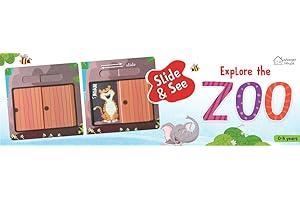 Slide And See: Explore The Zoo: Sliding Novelty Board Book For Kids (Slide & See)