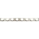 Kichler Linear Bathroom Vanity Light Fixture 48” in Brushed Nickel, Modern 4-Light Design, 628NI
