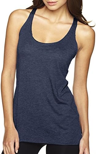Clementine Racerback Tank Tops For Women Vintage Navy 2XL