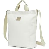 Recycled Polyester Laptop Tote Bag with Pockets and Zipper, Lightweight Crossbody Water Repellent, Fit 14" Laptop - IWP