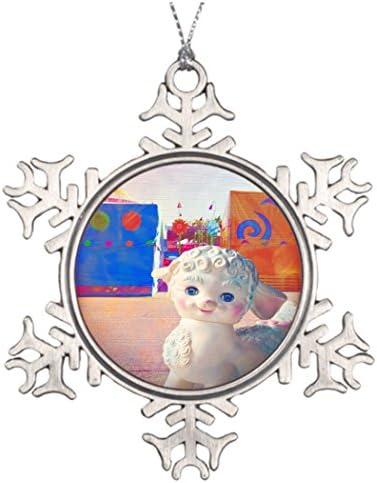 Lamb Carnival Personalised Christmas Tree Decoration Make Your Own Snowflake Ornaments