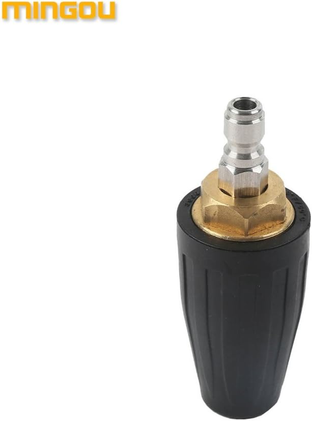 MINGOU 1/4 Inch Quick Connect Rotating 360 Degree Turbo Nozzle 4000 Psi 3.0 Gpm For High Pressure Washer (cw101)
