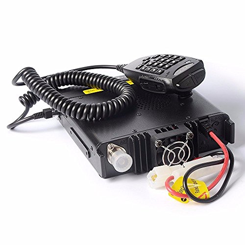 1704A Newest Updated Version TYT TH-9800 plus 50W Quad Band Cross Repeater Car Truck Radio Transceiver with Programming Cable & 5M Coax Cable & Stainless Clip mount