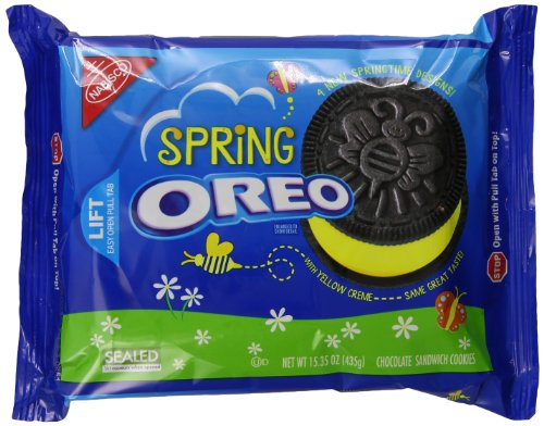 Buy Oreo Chocolate Sandwich Cookies, Spring Design, 15.25 Ounce Package ...