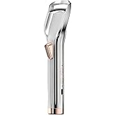 Heated Eyelash Curler Premium PRO - Fast Heat up in 8s - 24 Hours Long Lasting - Rechargeable Electric Eyelash Curler with Type-C, Innovative L Silicone, 2 Heat Modes, Anti-Burn Eyelid, Silver