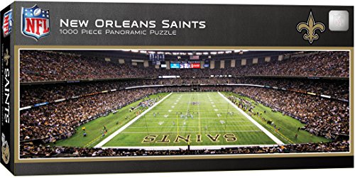 MasterPieces NFL Panoramics 1000 Puzzles Collection - New Orleans Saints NFL Panoramics 1000 Piece Jigsaw Puzzle